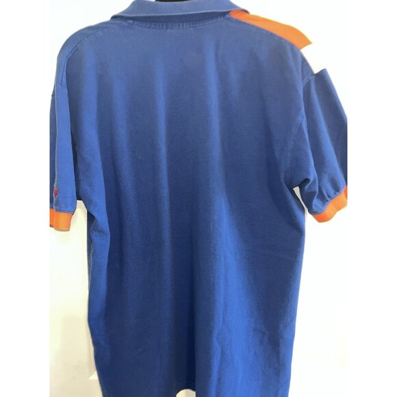 Vtg Florida Gators 90s University FL Polo Shirt Striped Colorblock Mens M NUTMEG - Picture 5 of 7